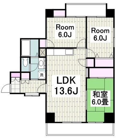 クレスト湘南の物件間取画像